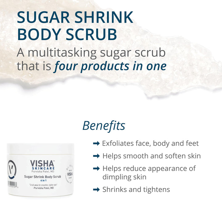 Visha Skin Care Sugar Shrink Body Scrub