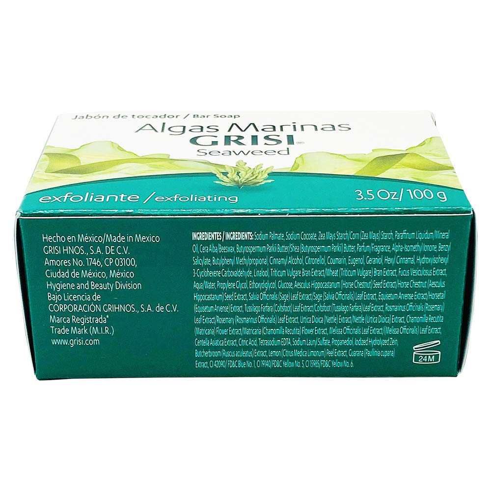 Grisi Natural Seaweed Soap Algas Marinas - 3.5 Oz.