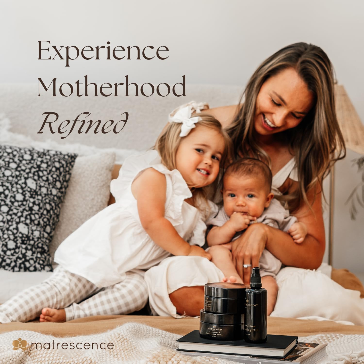 Matrescence Stretch Mark Relief Hydrating Belly Oil (3.4oz/101ml) | Spa-Quality Maternity Skin Treatment | Pregnancy-Safe Skincare Made for Mom | Non-Greasy Moisturizing Skin Essentials for Mom