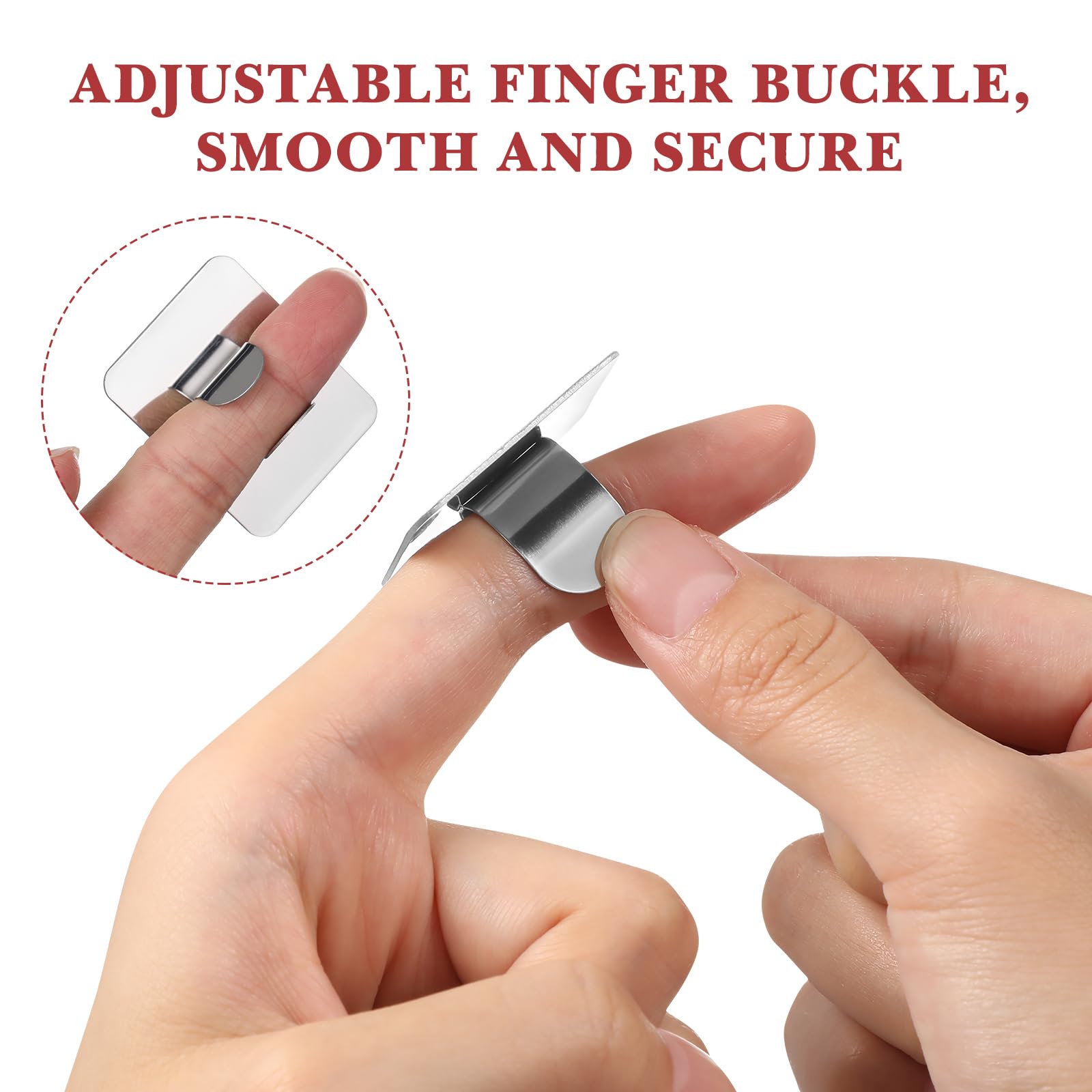 Frcolor 2PCS Nail Art Palette Stainless Steel Makeup Mixing Palette Ring Nail DIY Art Design Paint Color Mixing Palette Metal Tool