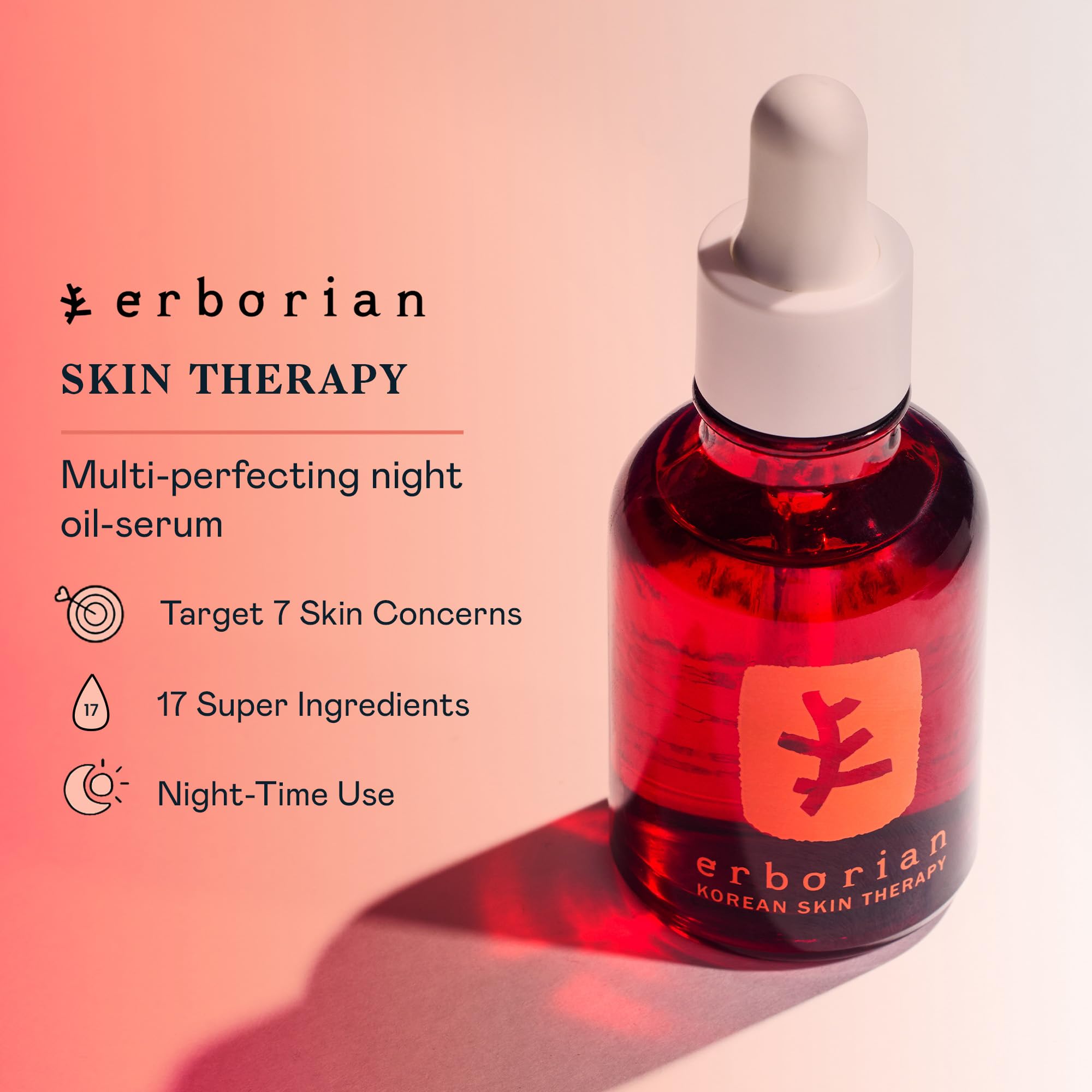 Skin Therapy Multi-Perfecting Bi-Phase Night Oil-Serum - Supercharged With 17 Ingredients -Targets 7 Skin Concerns - Improves Appearance of Fine Lines, Skin Texture and Complexion Evenness (1 Fl Oz)