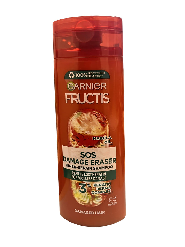 Garnier Fructis SOS Damage Eraser Shampoo 250ml, 8.45 Fl Oz (Pack of 1)