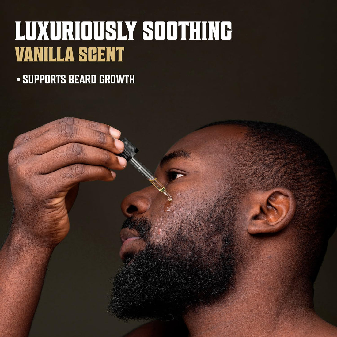 Viking Revolution Spiced Vanilla Beard Oil for Men - Natural Mens Beard Oil with Argan and Jojoba Oil - Beard Softener, Strengthens and Moisturizes