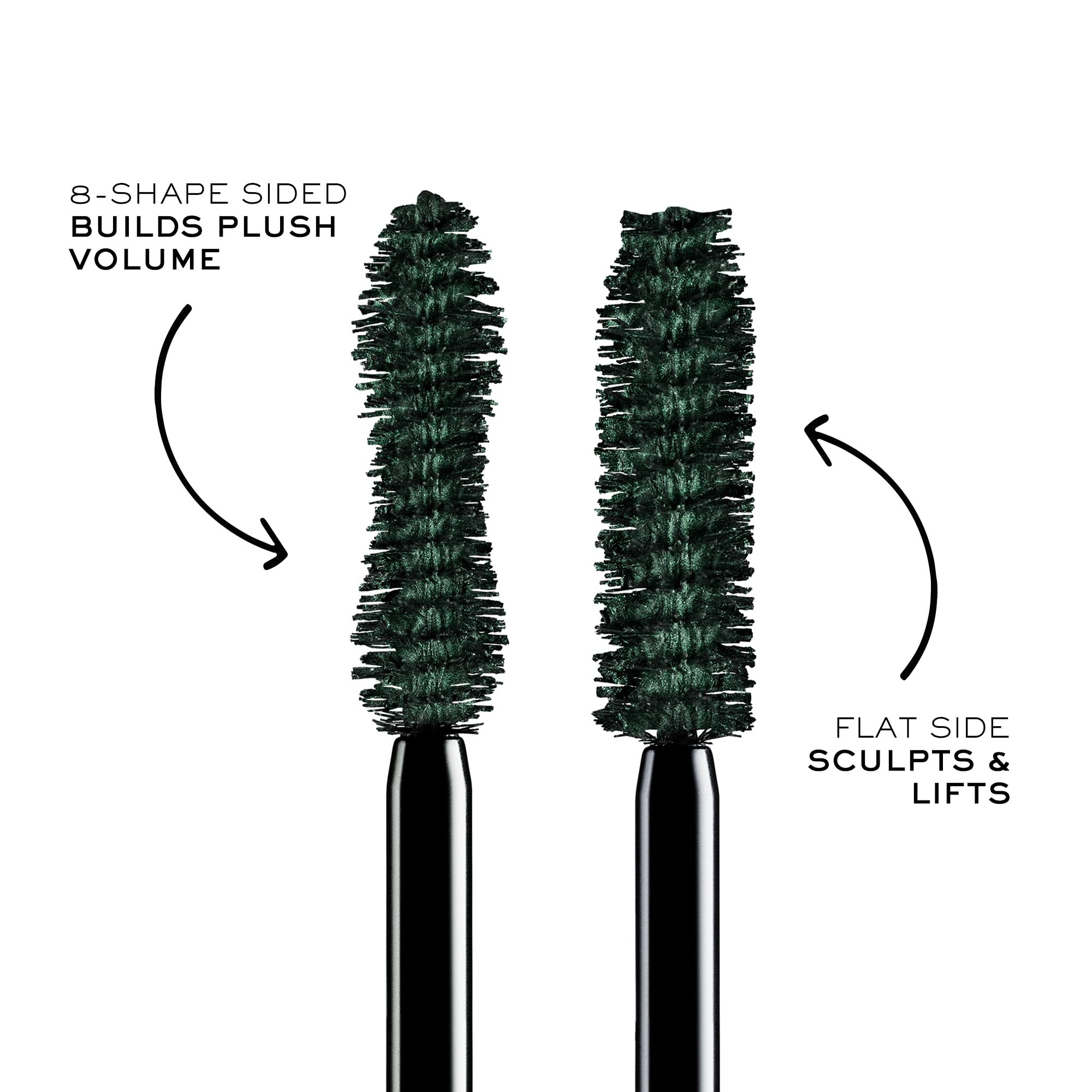 Lancôme Le 8 Hypnôse Serum-Infused Voluminizing Mascara - For Voluminized & Plush Looking Lashes - Long Lasting, Buildable & Nourishing Formula - Emerald Green Colored Mascara