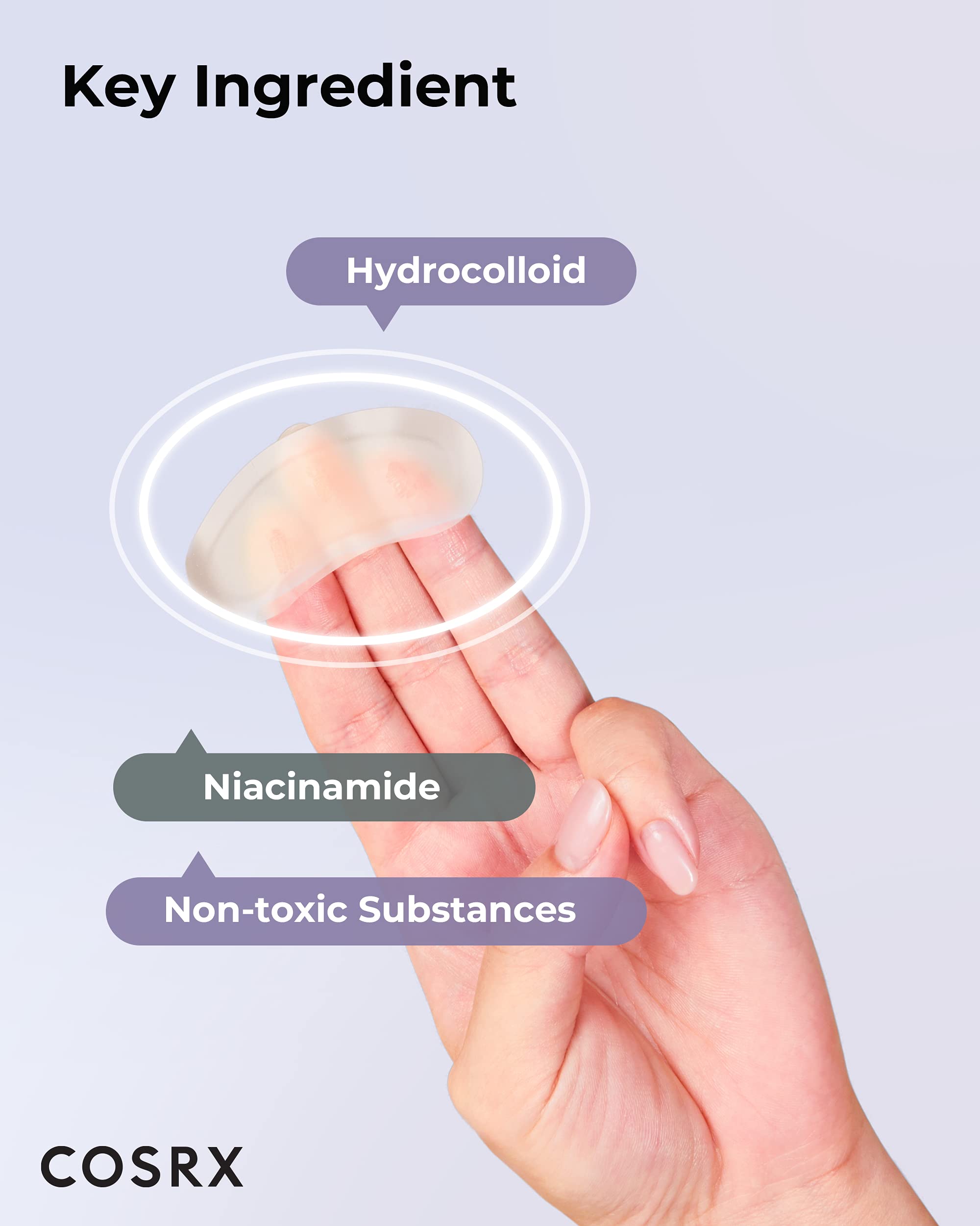 COSRX Master Patch Intensive | Oval-Shaped Hydrocolloid Pimple Patch with Tea Tree Oil & Salicylic Acid | Quick & Easy Blemish, Zit, Spot Treatment (10 Patches (X-Large), 10, Count)