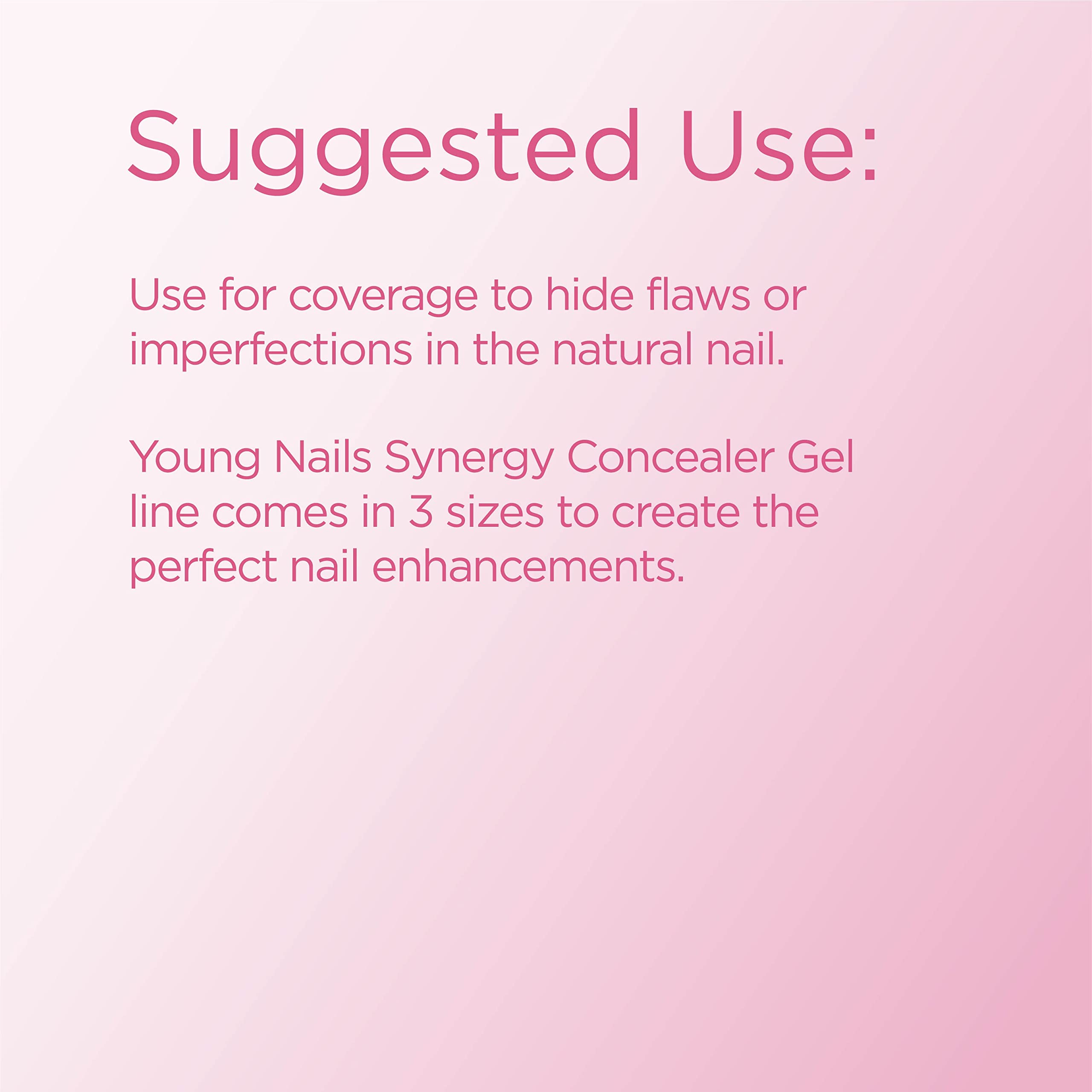 Young Nail Concealer Gel, Peach, 60 Gram