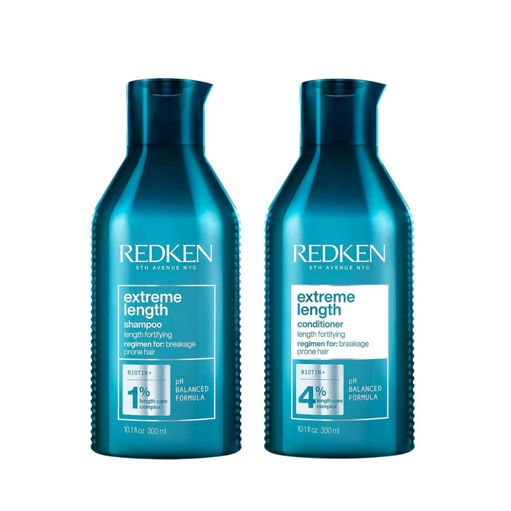 Redken Extreme Length Shampoo and Conditioner| Infused With Biotin | For Hair Growth | Prevents Breakage & Strengthens Hair