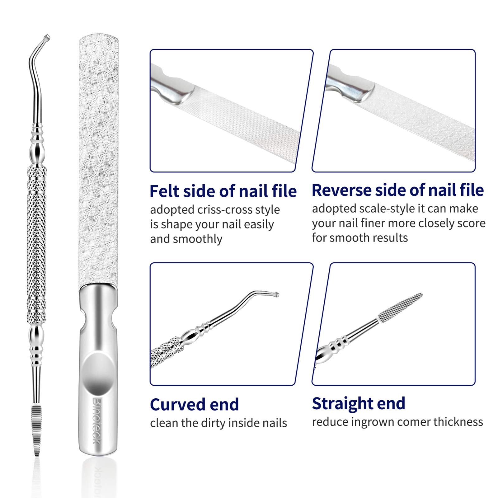 Nail Clippers for Thick Nails,Large Toenail Clippers for Ingrown Toenails or Thick Nails for Men,Women, Seniors,Adults. Professional Stainless Steel Toenail and Fingernail Clippers Set. (Red/Silver)