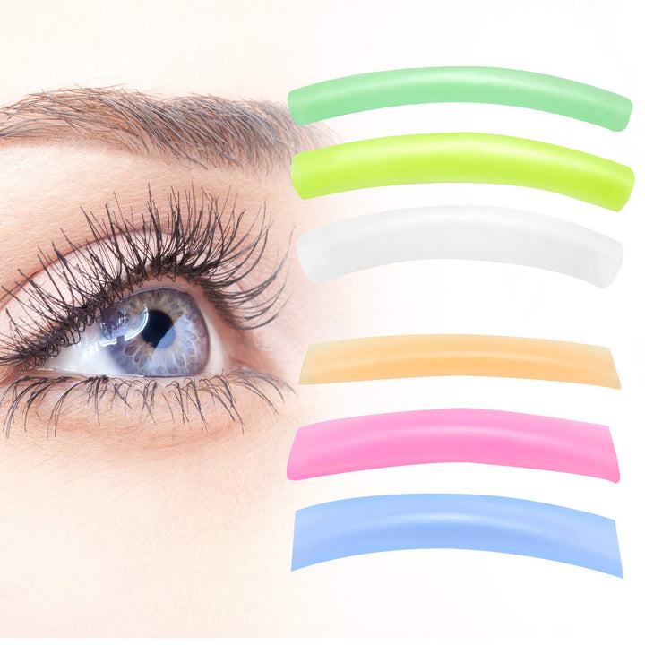 24 Pieces Eyelash Perming Pads Silicone Eyelash Perm Lift Pads Eyelash Curler Refills Pads for Eyelash Lifting, S, M, L