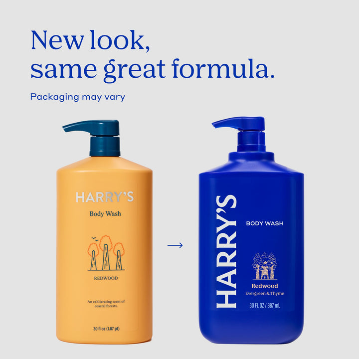 Harry's Men's Body Wash - Redwood - 30 fl oz - Shower Gel for Men - No Parabens, Sulfates, or Dyes