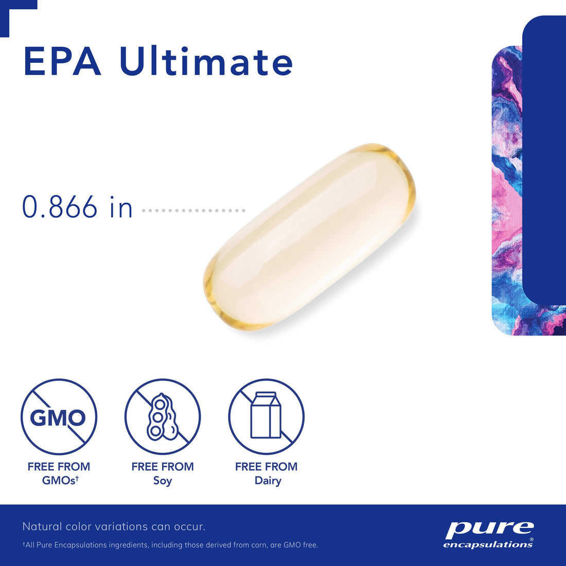Pure Encapsulations EPA Ultimate - Eco-Friendly Supercritical CO2 Extracted EPA Fish Oil Concentrate - 120 Softgel Capsules
