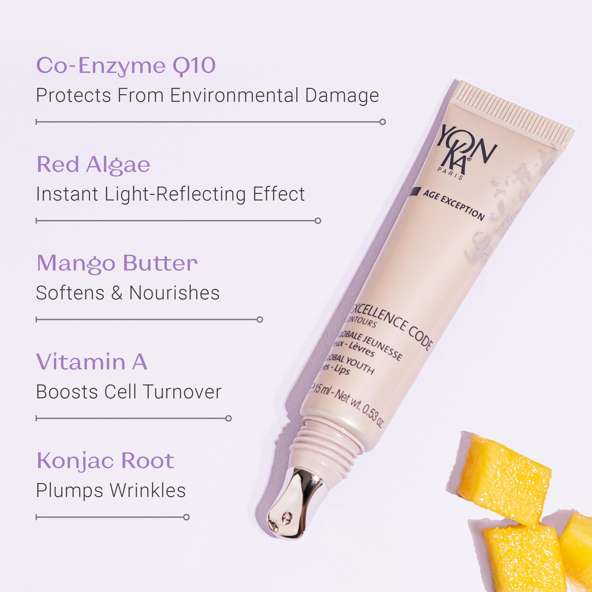 Excellence Code Global Youth Eyes & Lips 15 ml by Yon-Ka