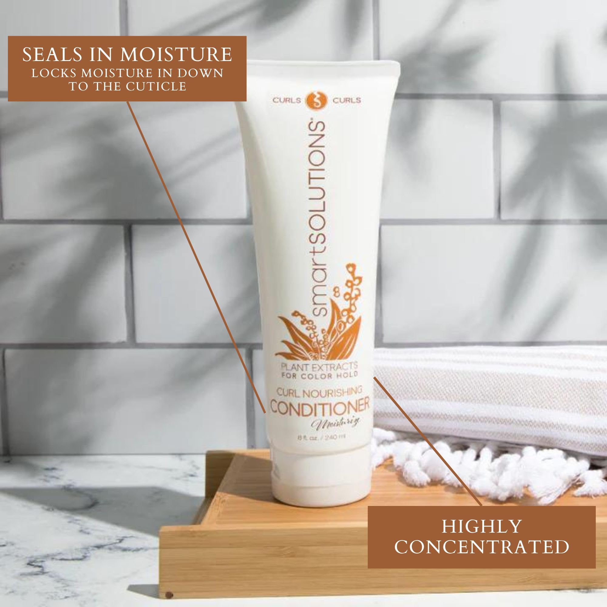 Smart Solutions Curl Nourishing Conditioner, 10 Ounce