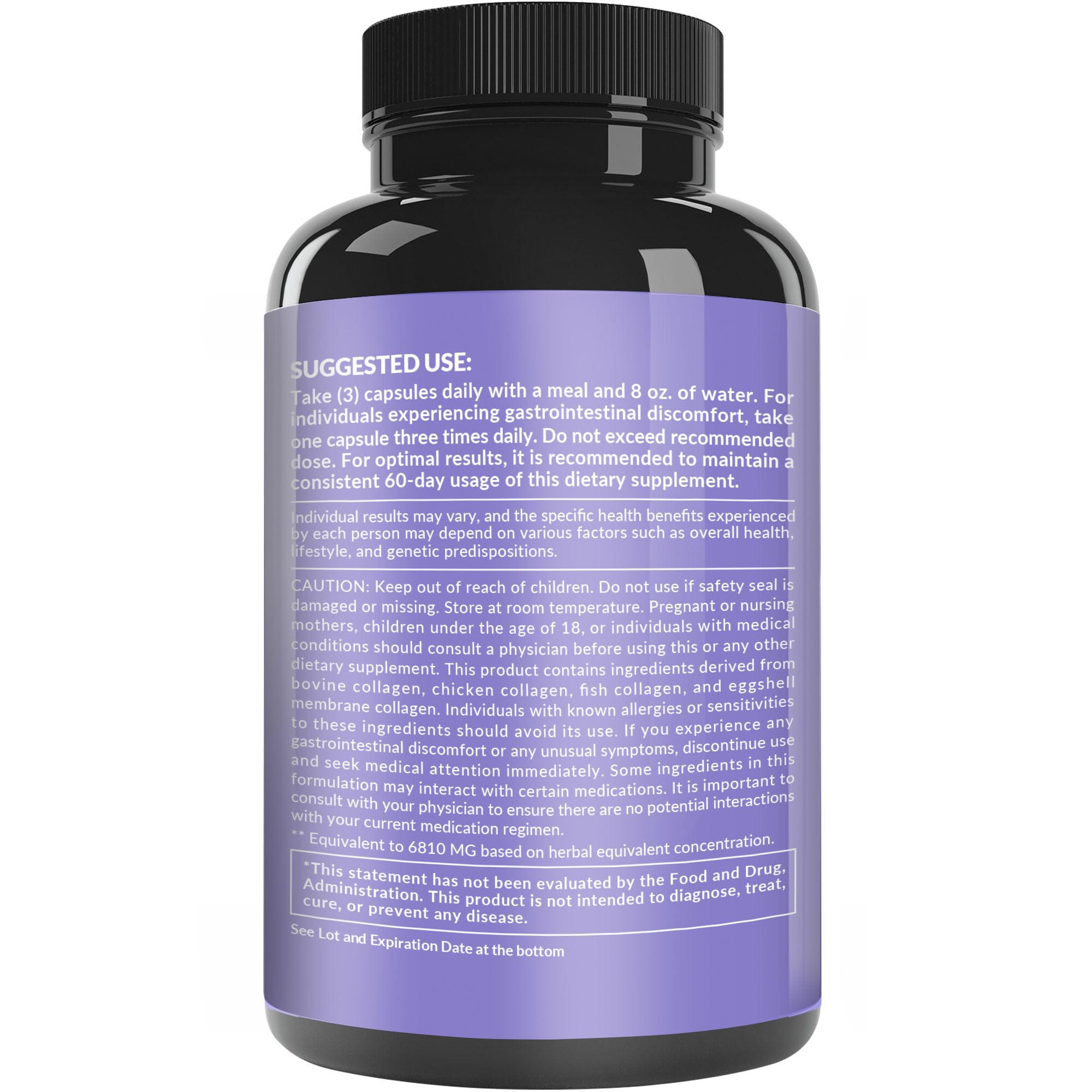 27-in-1 Hair Skin and Nails Vitamins (6810mg) with Biotin 10000mcg - Collagen Supplements for Men and Women - Keratin Supplements with Probiotics and Saw Palmetto, 90ct