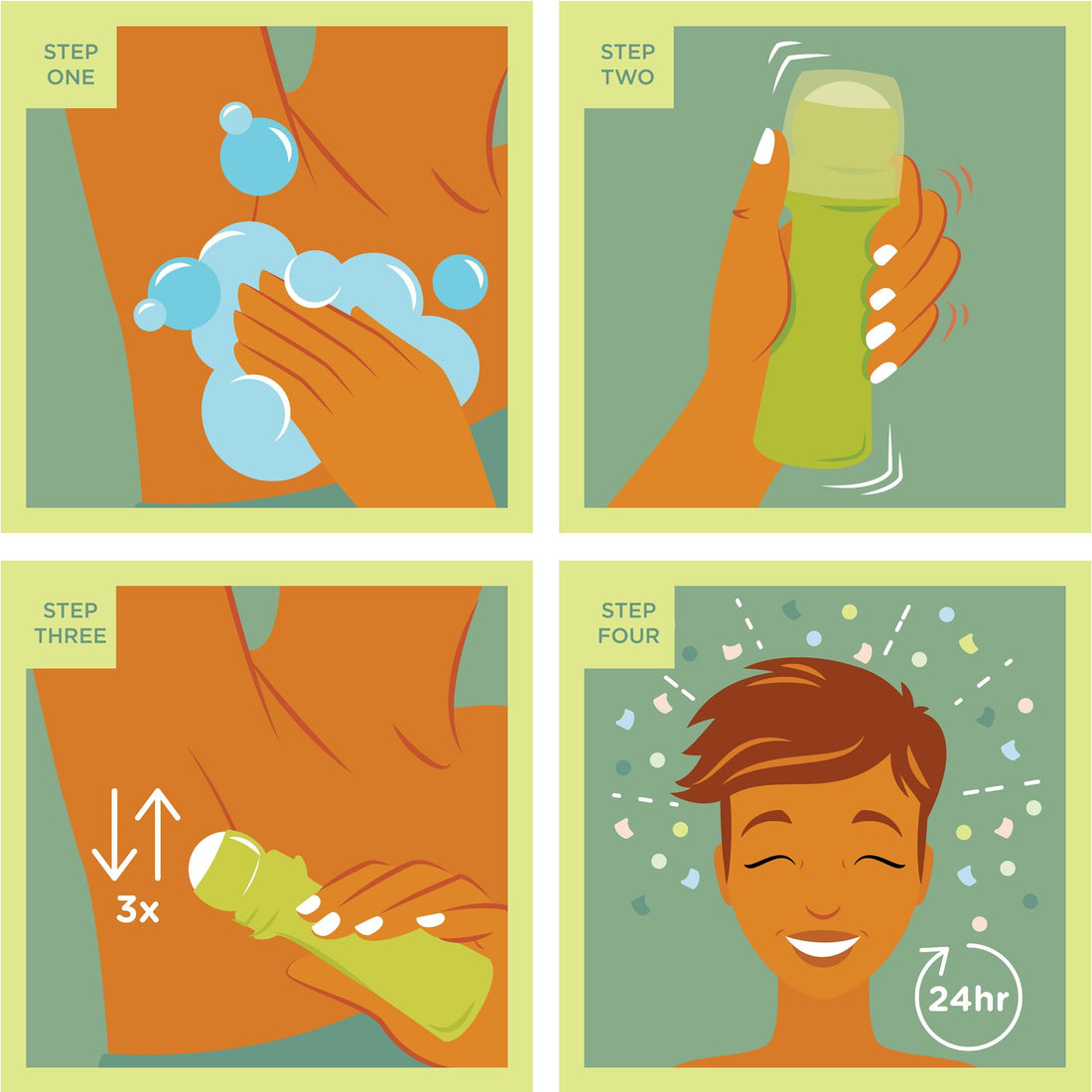 Ban Original Unscented 24-hour Invisible Antiperspirant, 3.5oz Roll-on Deodorant, 4-pack, Underarm Wetness Protection, with Odor-fighting Ingredients