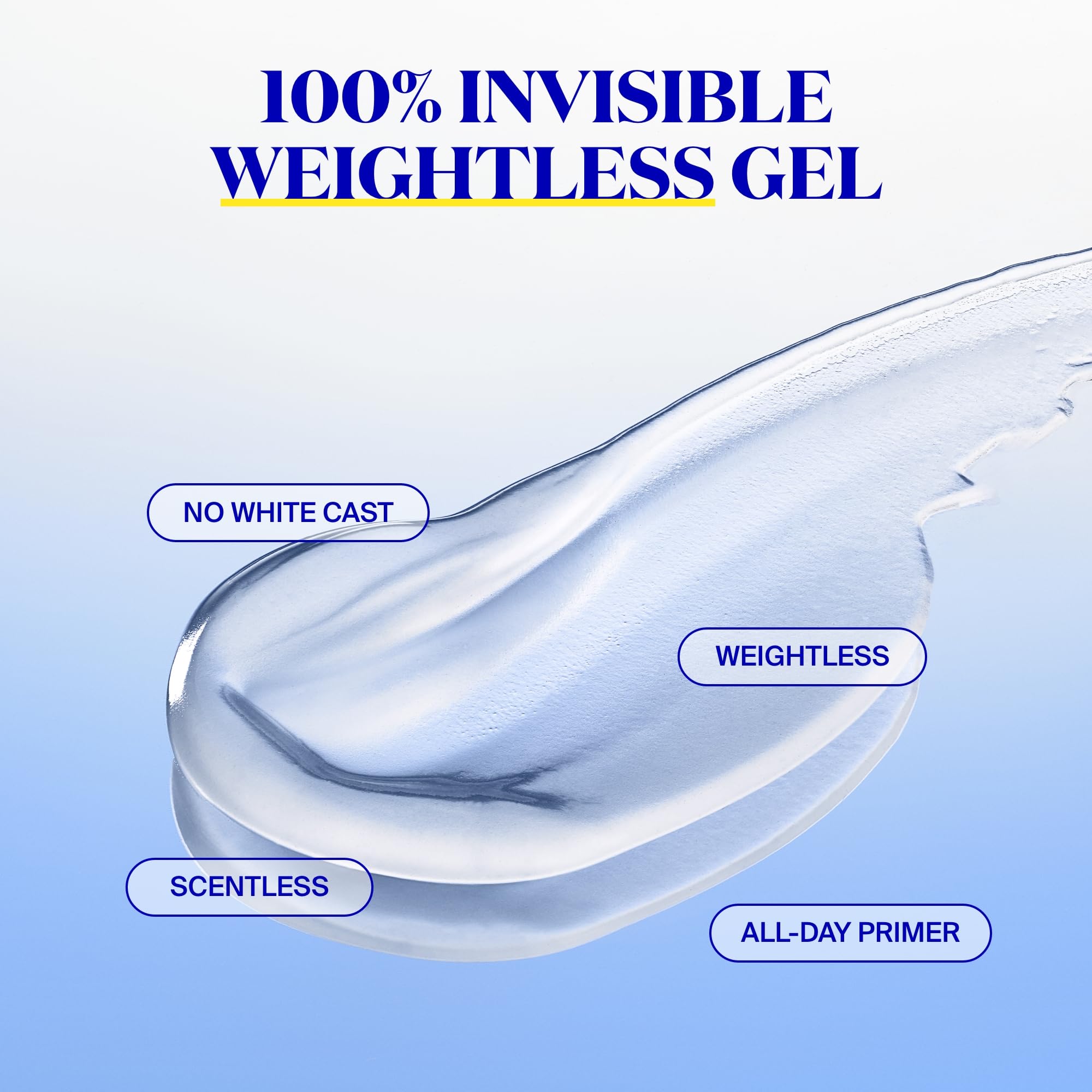 Supergoop! Unseen Sunscreen SPF 50 Invisible Sun Protection for Face - Broad Spectrum Face Sunscreen + Makeup-Gripping Primer - Weightless, Scentless, Oil Free - For All Skin Types - 2.5 fl oz