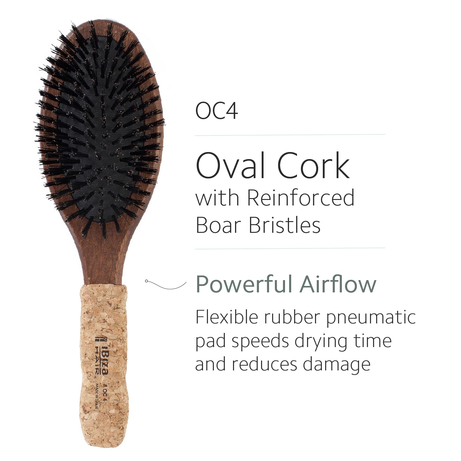 Ibiza Hair OC Series Brush, OC4