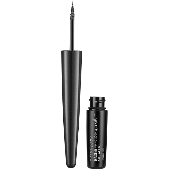 Maybelline New York Master Precise Ink Metallic Liquid Liner, Black Comet, 0.06 Fluid Ounce