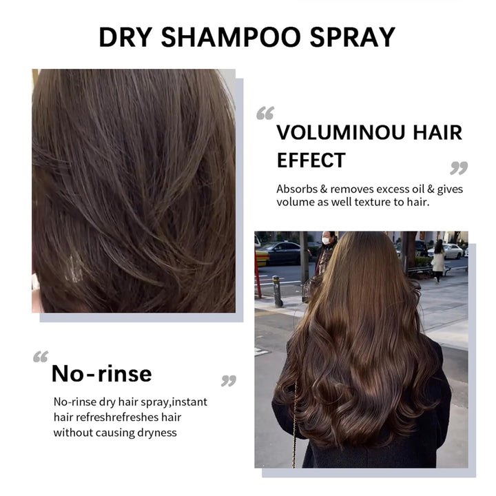 Dry Shampoo Remove Oil Volumizing Light and Refreshing Long-lasting Dry Shampoo for Women and Men(Citrus)