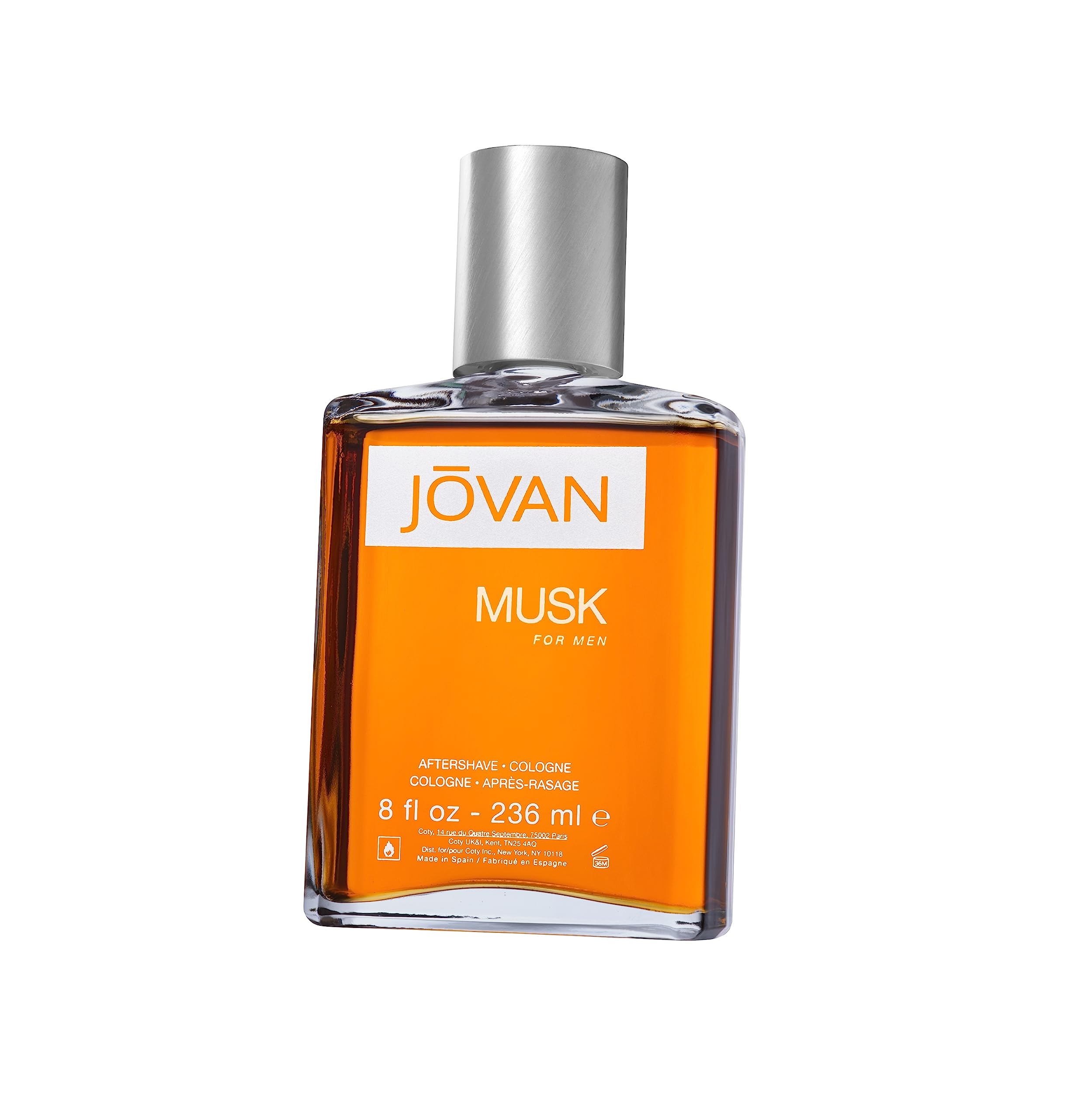 Musk for Men After Shave Cologne by Jovan 8 Fluid Ounce