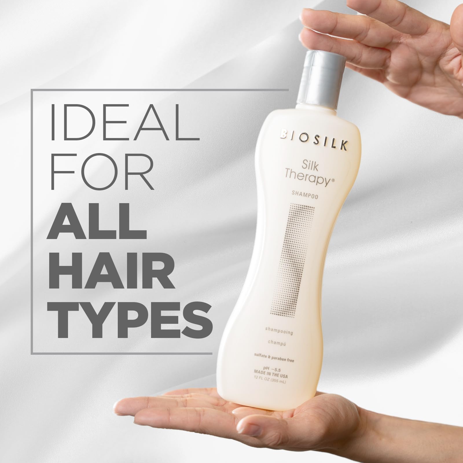 Biosilk Silk Therapy Shampoo, 12 Fl Oz, Package may vary