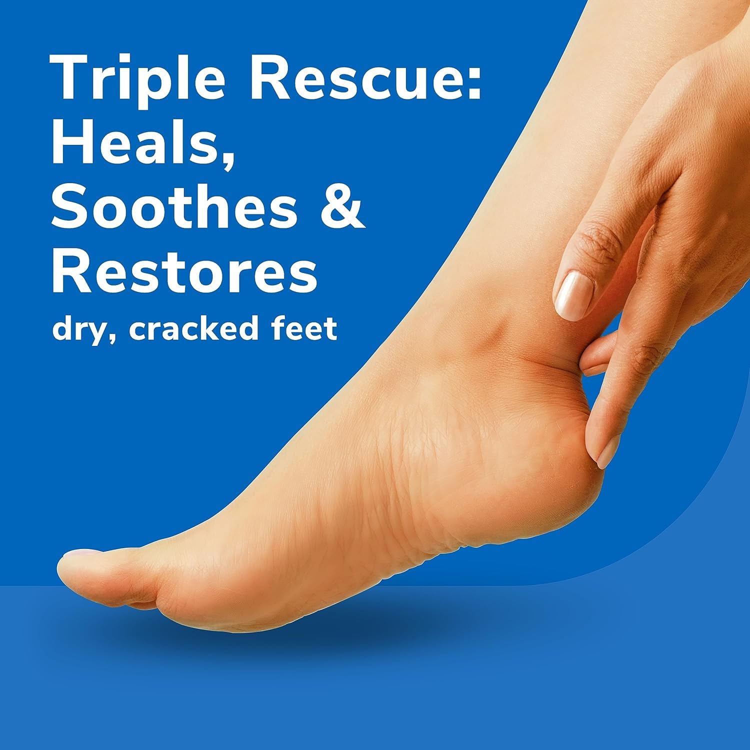 Dr Scholl's Dry, Cracked Foot Repair Ultra-Hydrating Foot Cream 3.5 oz, Lotion with 25% Urea for Dry Cracked Feet, Heals and Moisturizes for Healthy Feet (Pack of 2)