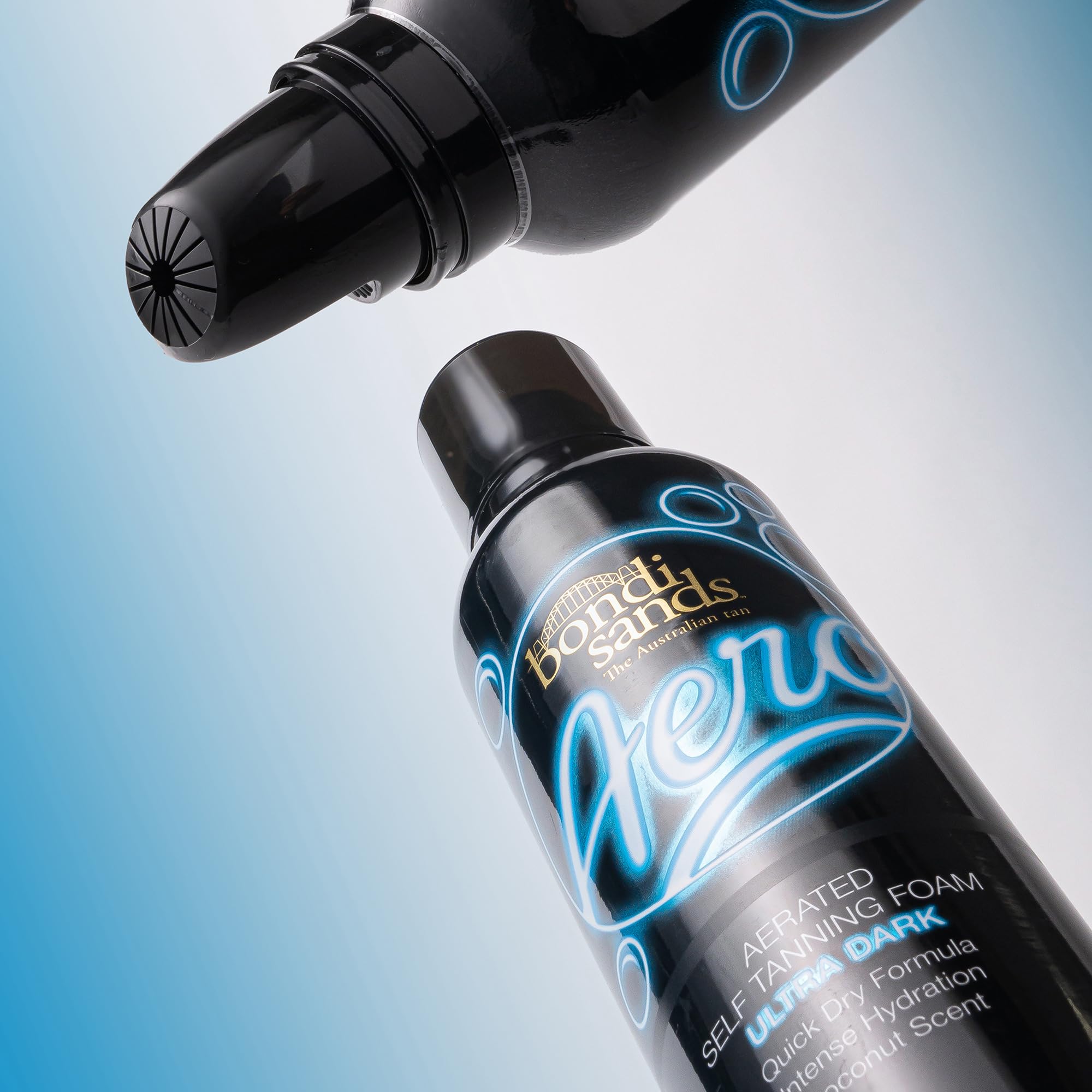 Bondi Sands Aero Self Tanning Foam | Lightweight + Fast-Drying Aerosol Formula Gives Skin a Hydrated, Long-Lasting Bronzed Glow | Ultra Dark, 7.61 Oz/225 mL