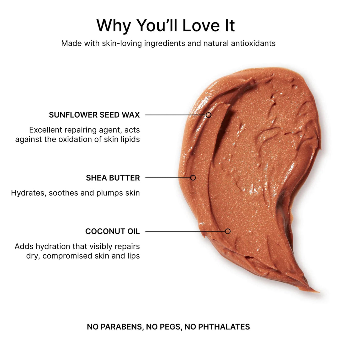 Jillian Dempsey Lid Tint Eye Shadow, Peach, 1 oz.