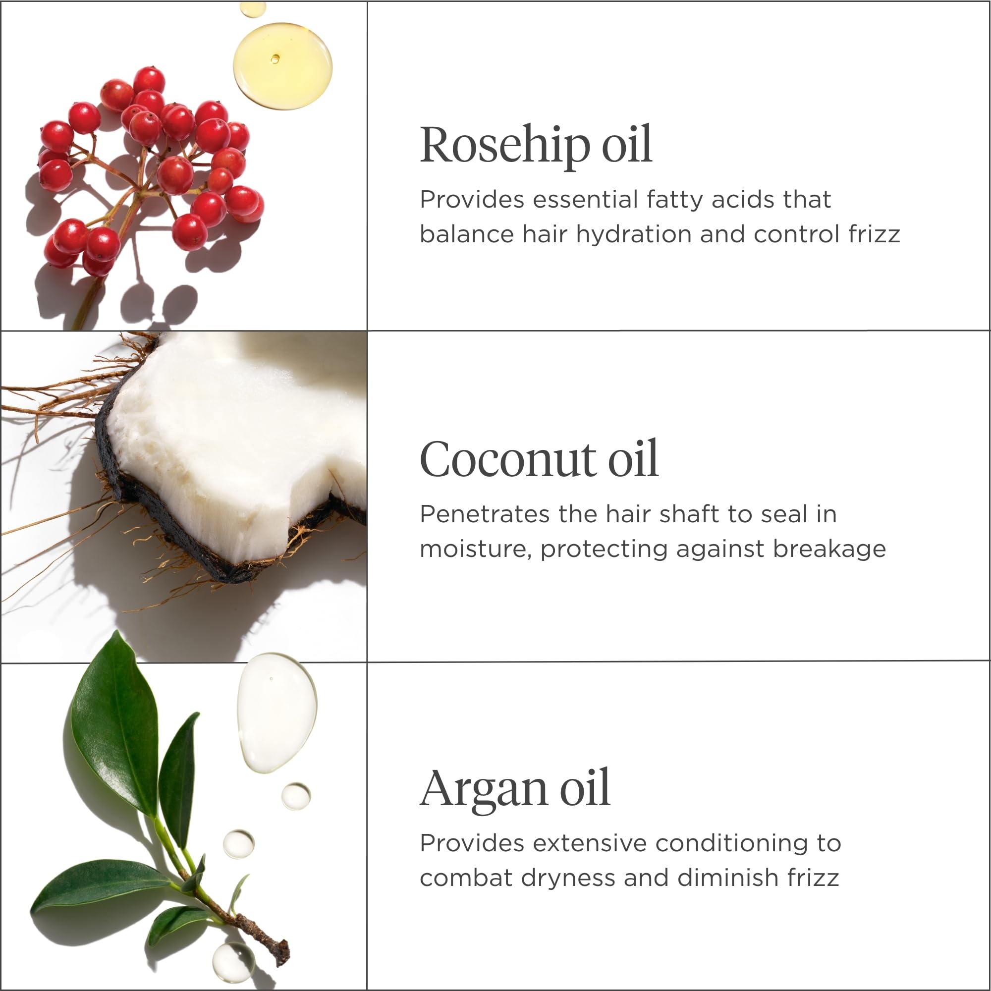 Farewell Frizz Rosehip, Argan & Coconut Oil Blend 1oz