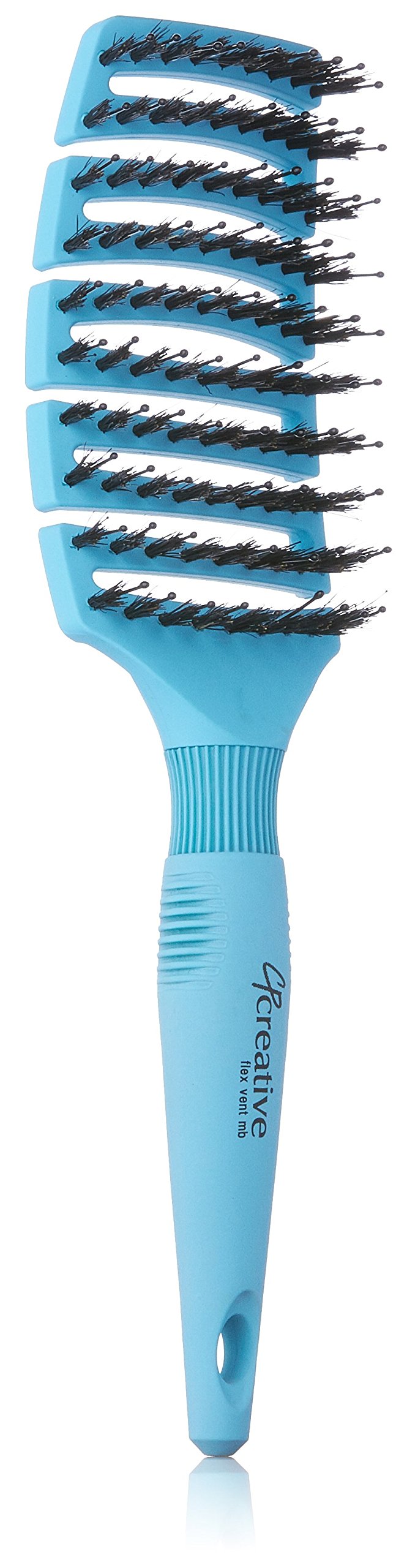 Creative Hair Brushes Boar and Pin Bristle, Blue