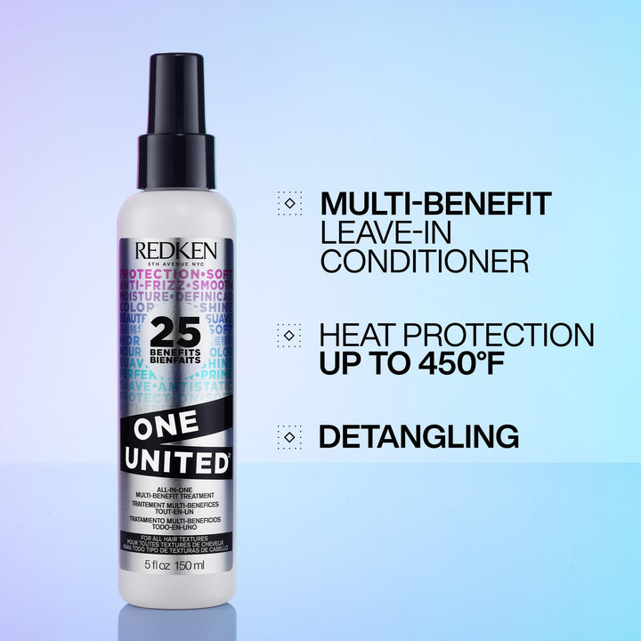 Redken Unisex One United Multi Benefit Hair Treatment, 5 Ounce