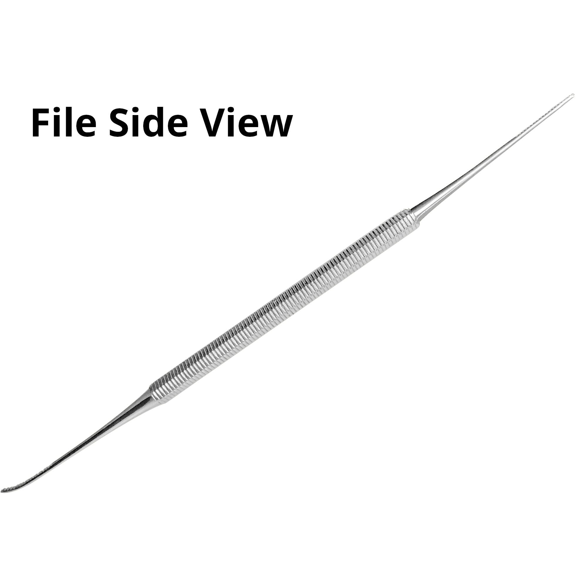 Kohm KP-7100 Ingrown Toenail Tool Kit, File & Lifter Set - Professional Grade, Stainless Steel, Ingrown Toe Nail Pedicure Tools, Podiatry Tools Blacks File and Under Nail Cleaner