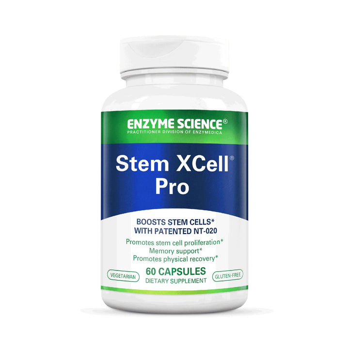 Enzyme Science, Stem XCell Pro, Antioxidant Support for Cellular & Immune Health, Stem Cell Health Supplement, 60 Capsules