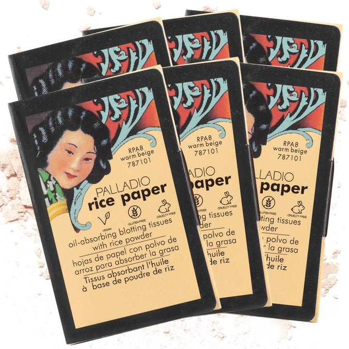 Palladio Rice Paper Tissues, Warm Beige, 40 Sheets (Pack of 6)
