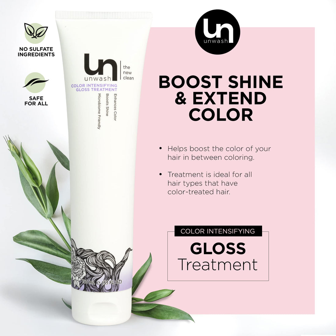 Unwash Color Intensifying Gloss Treatment, 5.1 fl. oz.