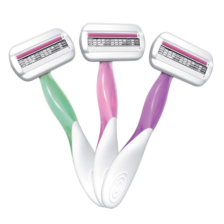 BIC Soleil Sensitive 3-Blade Disposable Razors for Women, 10-Count