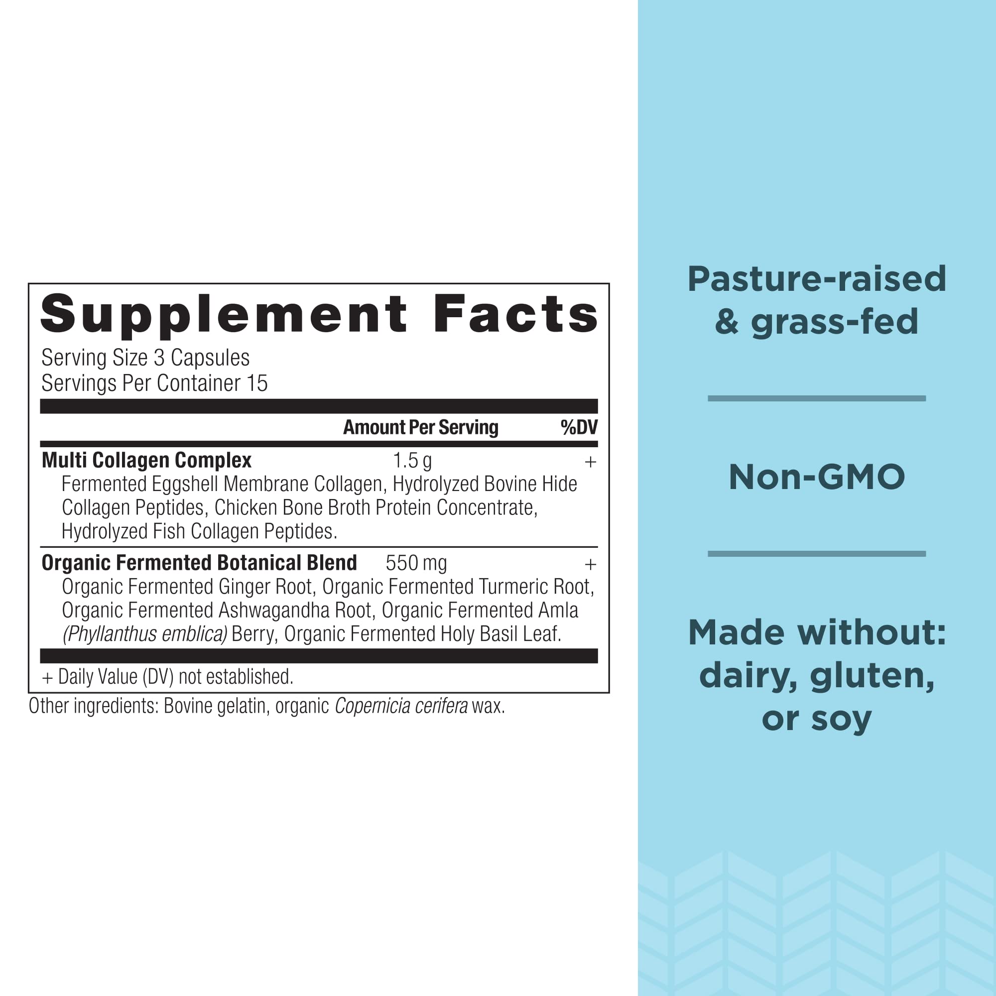 Collagen Pills Peptides Powder Supplement by Ancient Nutrition, 45 Count, Hydrolyzed Multi Collagen Pills, Types I, II, II, V & X, Supports Healthy Skin and Nails, Gut Health and Joint Support