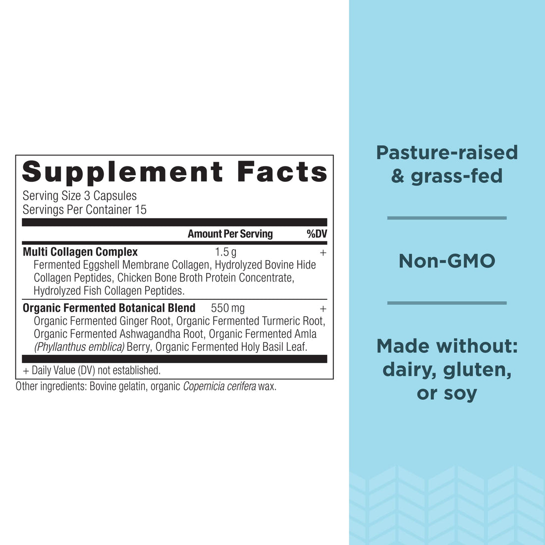 Collagen Pills Peptides Powder Supplement by Ancient Nutrition, 45 Count, Hydrolyzed Multi Collagen Pills, Types I, II, II, V & X, Supports Healthy Skin and Nails, Gut Health and Joint Support