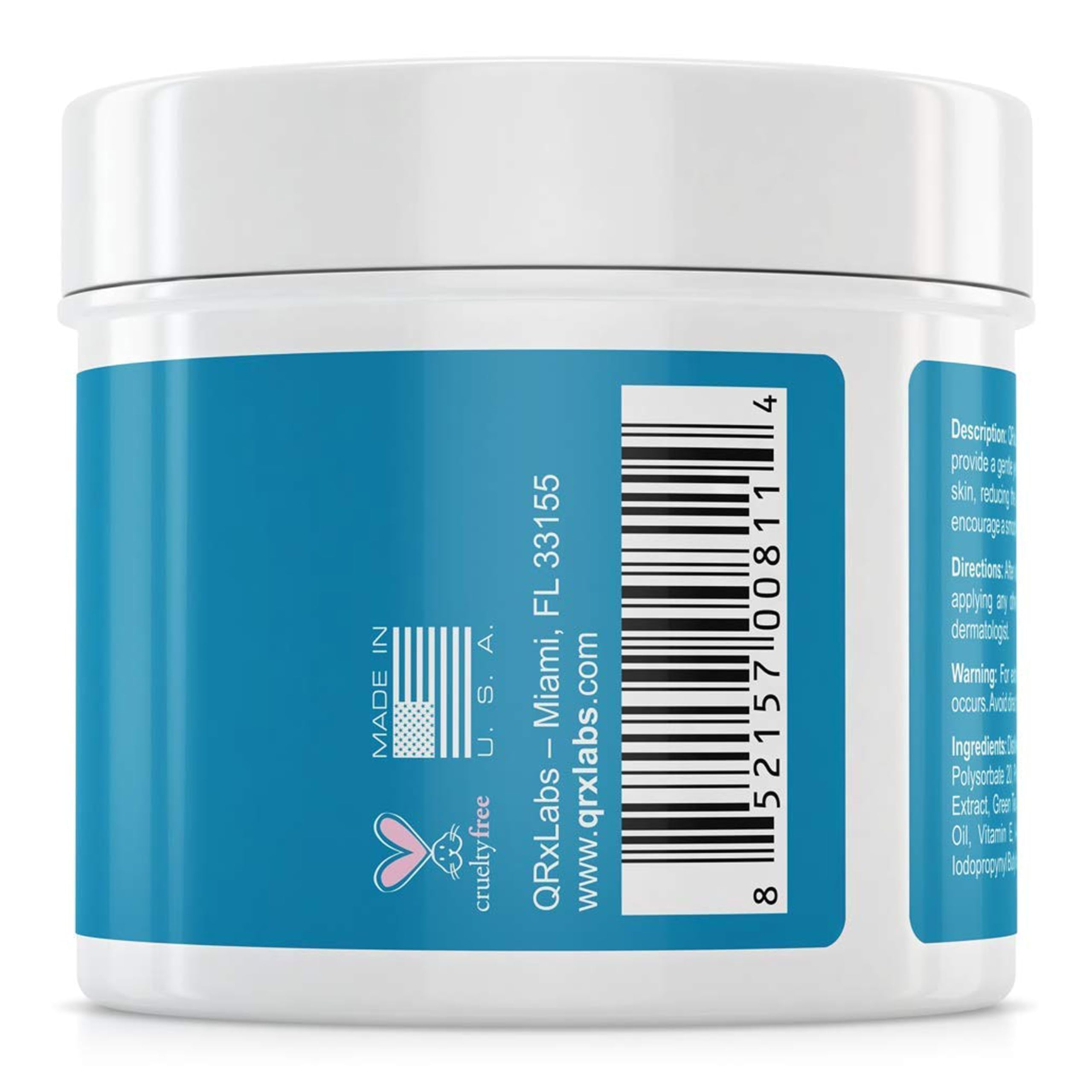 QRxLabs Glycolic Acid 20% Resurfacing Pads with Vitamins B5, C and E, Green Tea, Calendula, Allantoin