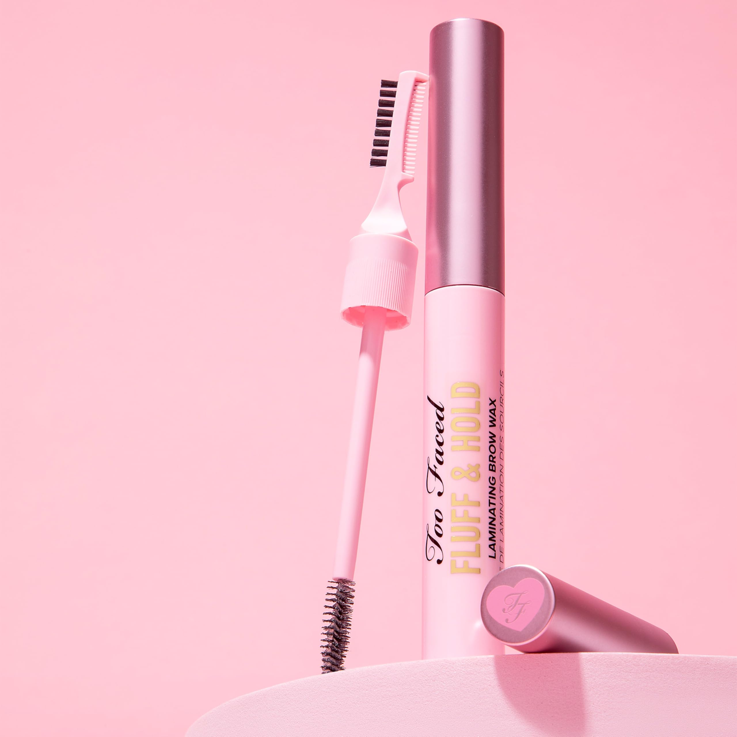 Too Faced Fluff & Hold Laminating Brow Wax | Volumizing, Vegan + Cruelty Free, 0.32 Ounce