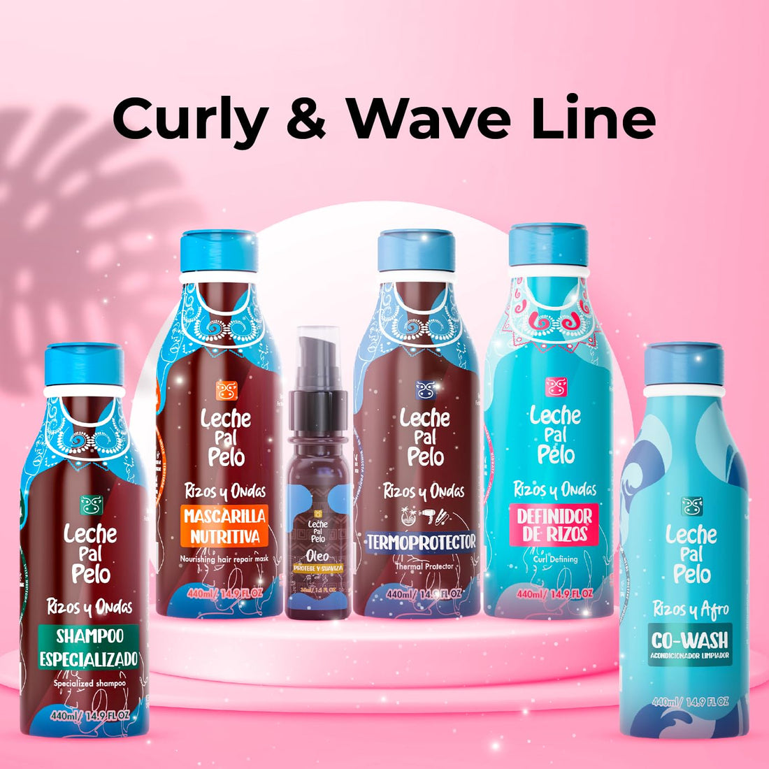 Leche Pal Pelo Champu Espacializado Cabello Extremadamente Maltratado, Dañado, Reseco - Treatment Shampoo Specialized for Extreme damaged and dry hair Coconut Base 15oz(440ml)