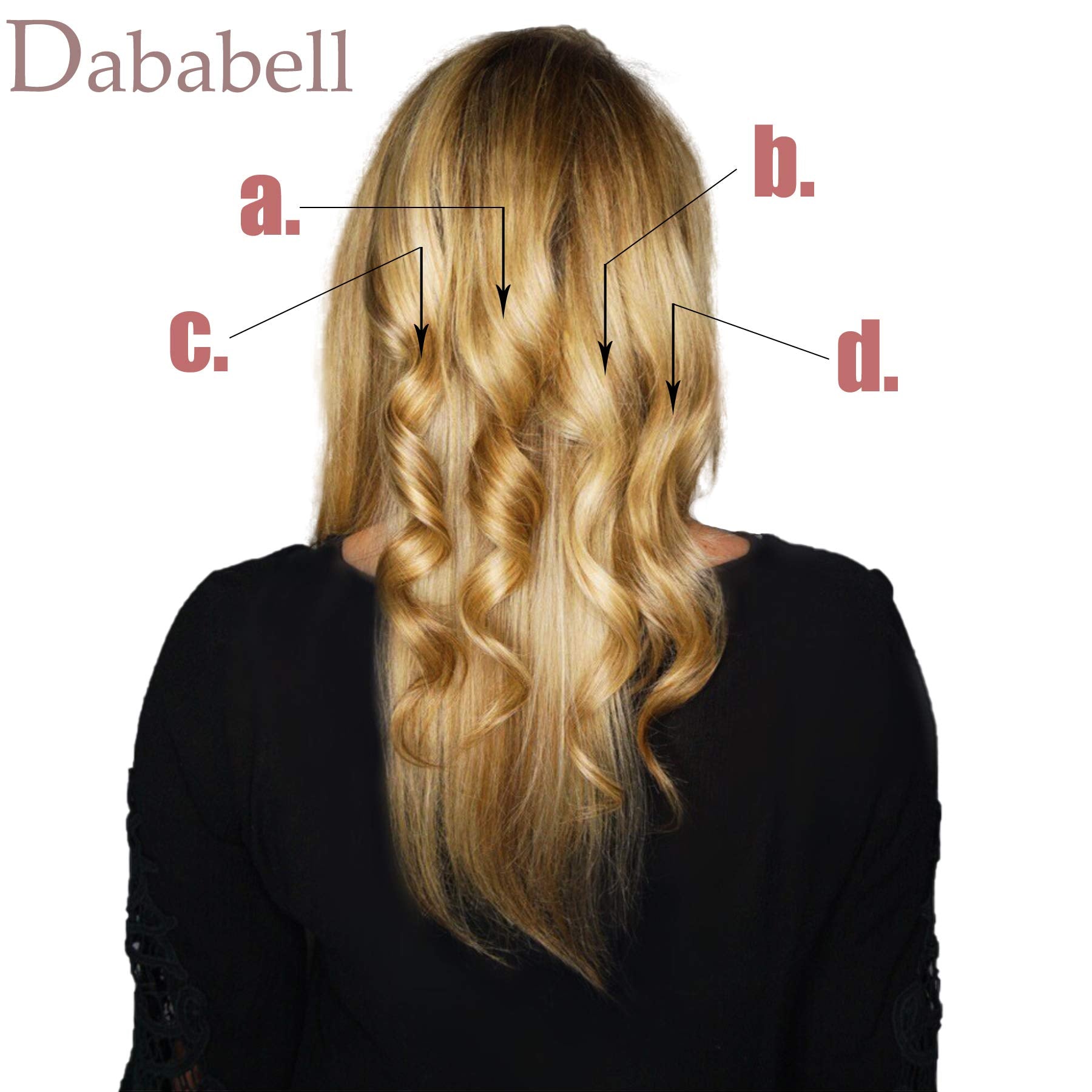 Dababell sponge hair rollers soft sleep foam hair curlers 40 pces pillow hair care DIY styling set