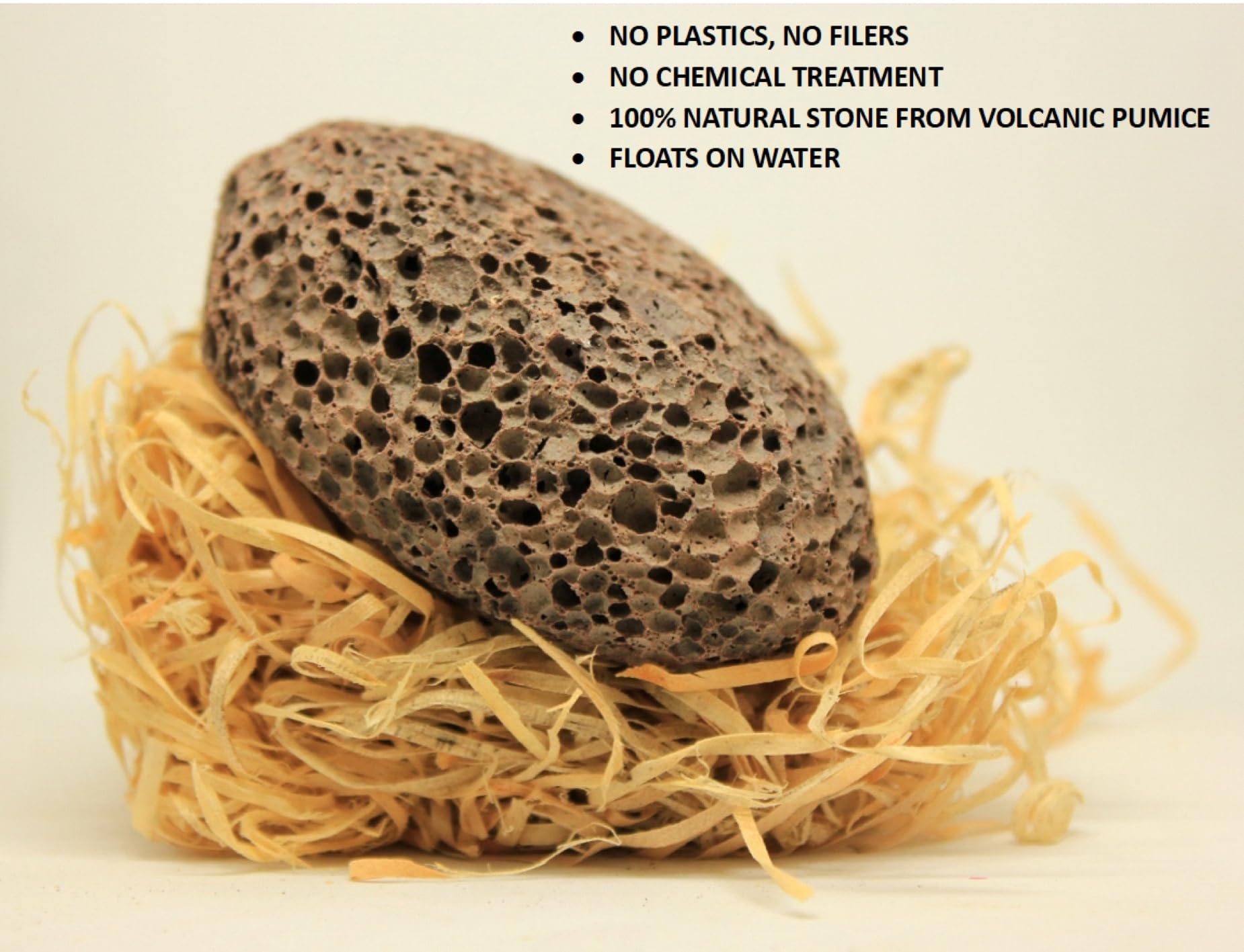 Cuccio Naturale Natural Earth Lava Pumice Stone Foot & Elbow Pumice | Premium Scrubber Callus Remover for Feet Hands & Body | Perfect Pedicure Beauty Tools for Exfoliation to Remove Dead Skin - 104g