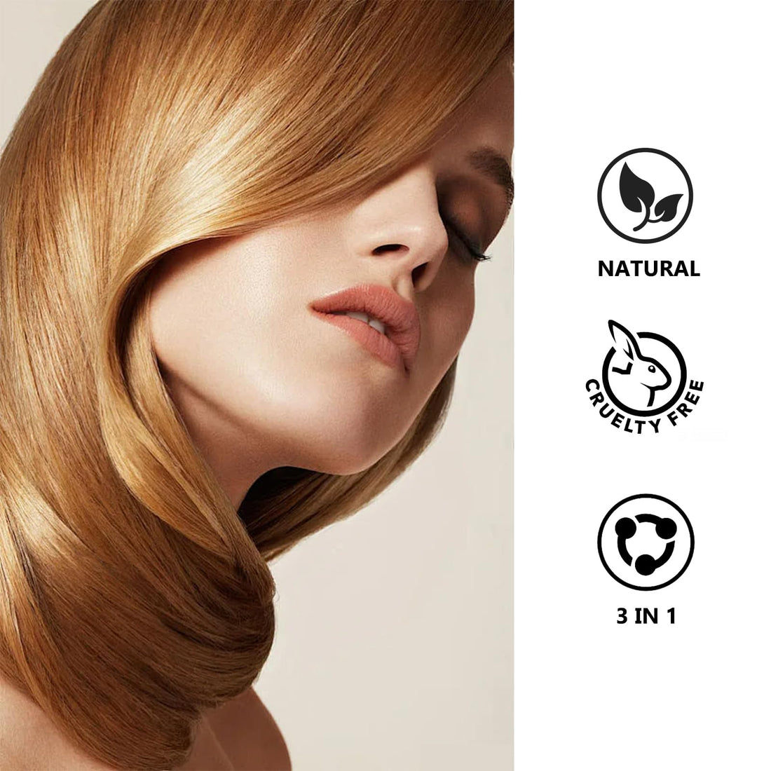 Onilyua Blonde Brown Hair Dye Shampoo, 3 in 1 Natural Hair Color Shampoo for Men & Women, Shampoo Para Canas, Long-Lasting Hair Dye Shampoo for 100% Gray Hair Coverage, 500ml