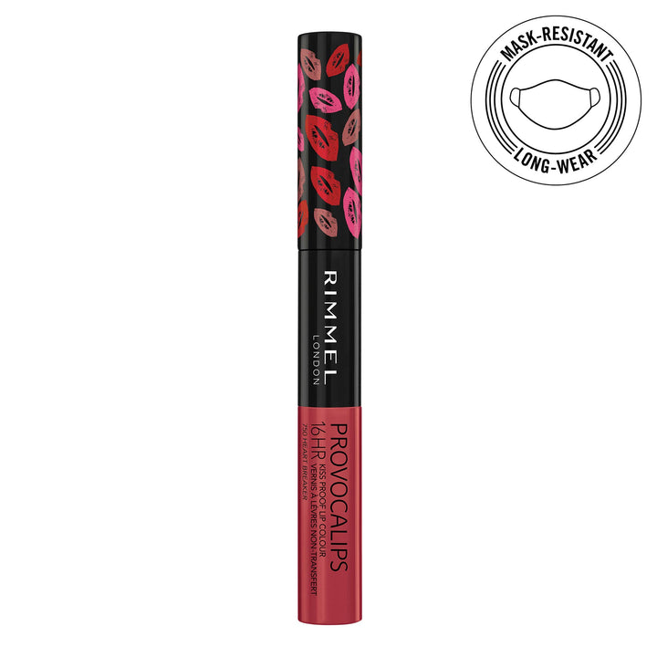 Rimmel Provocalips 16hr Kissproof Lipstick, Heart Breaker, 0.14 Fluid Ounce