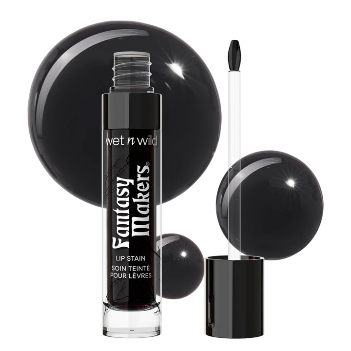 wet n wild Halloween Fantasy Makers Lip Stain, Long lasting Buildable Color, Weightless Formula, Cruelty-Free - Midnight Kiss