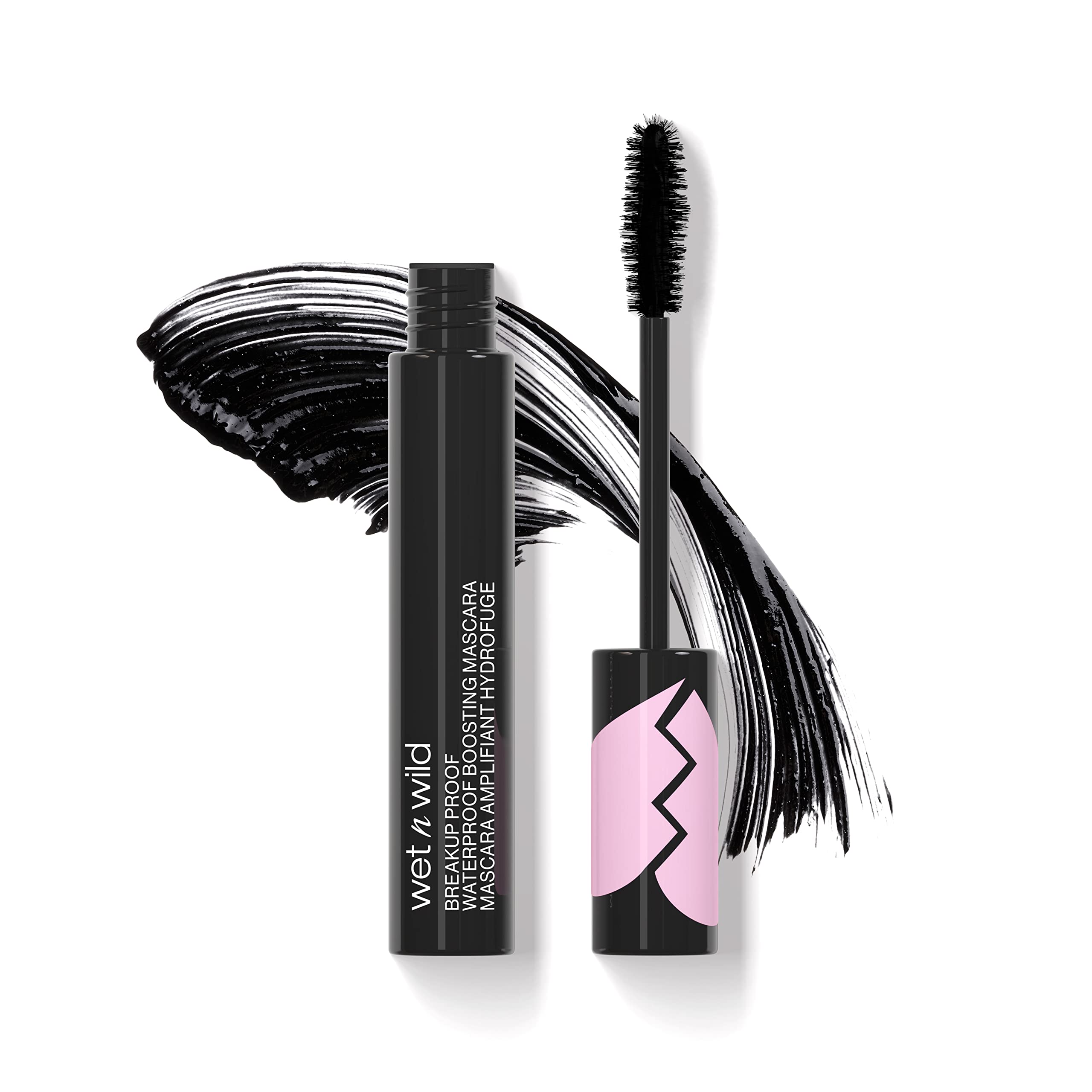 wet n wild Breakup Proof Mascara - Volumizing, Conditioning, Lengthening, Thickening, Waterproof, Smudge-Proof, Non-Clumping, Cruelty-Free & Vegan - Multicolor