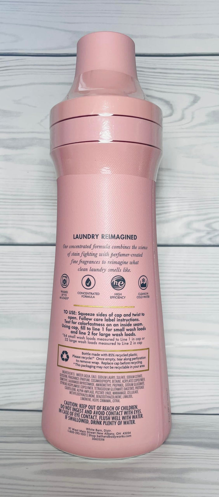 Bath & Body Works Champagne Toast Fabric Care Fragrance Laundry Detergent