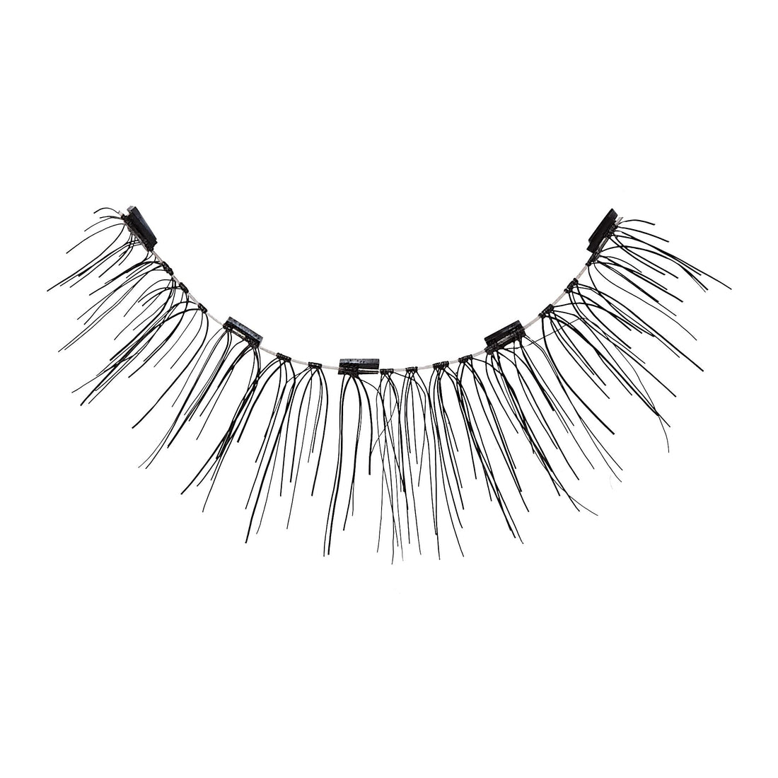 KISS Magnetic False Eyelashes, 'Lure', 12 mm, Includes 1 Pair Of Magnetic Lashes, Magnetic Lash Eyeliner, Contact Lens Friendly, Easy to Apply, Reusable Strip Lashes