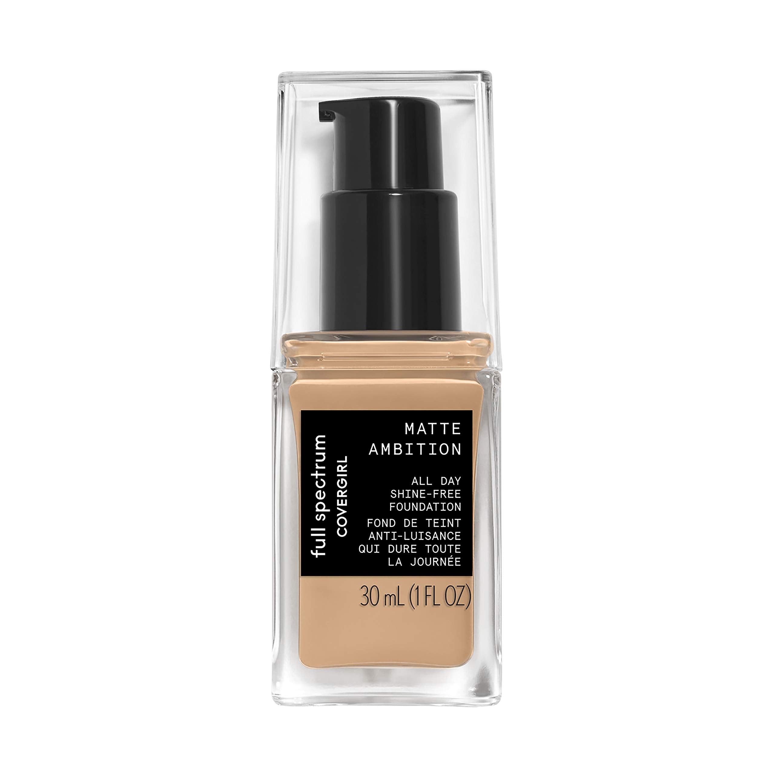 COVERGIRL Matte Ambition, All Day Foundation, Medium Cool 1, 1.01 Ounce